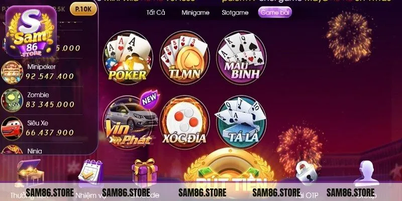 Kho game bài tại sân cược đa dạng sản phẩm hot nhất thị trường
