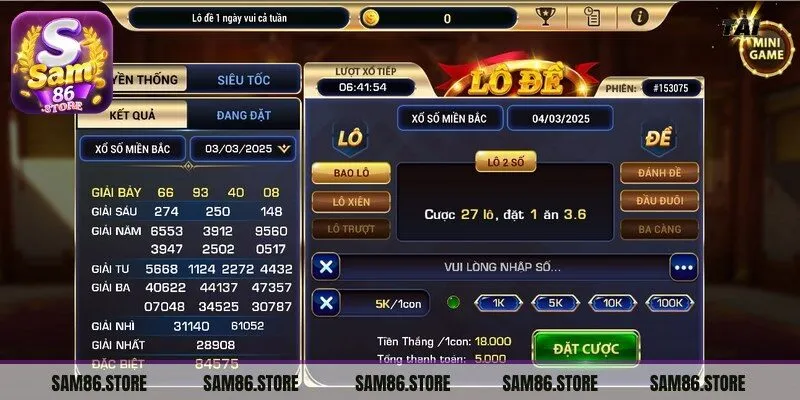 Nền tảng cung cấp hàng loạt trải nghiệm Xổ số đặc sắc